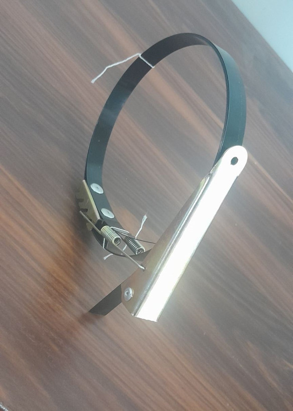 بست فلزی آبکاری شده وفنری